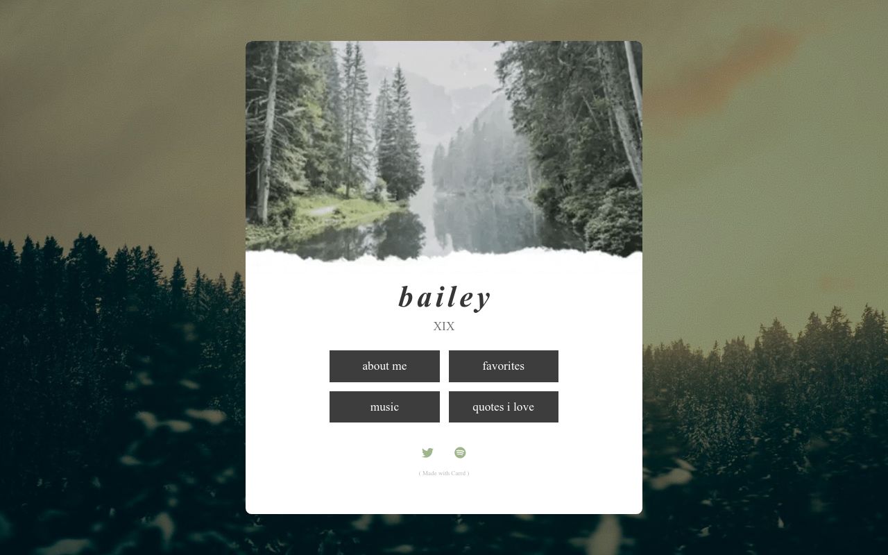 Carrd profile picture for @bails